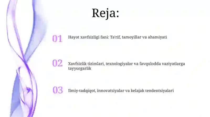 Hayot faoliyati xavfsizligi fanining bugungi kundagi ahamiyati 2