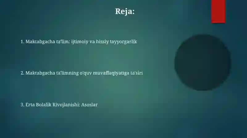Maktabgacha ta'limningboshbògi 2