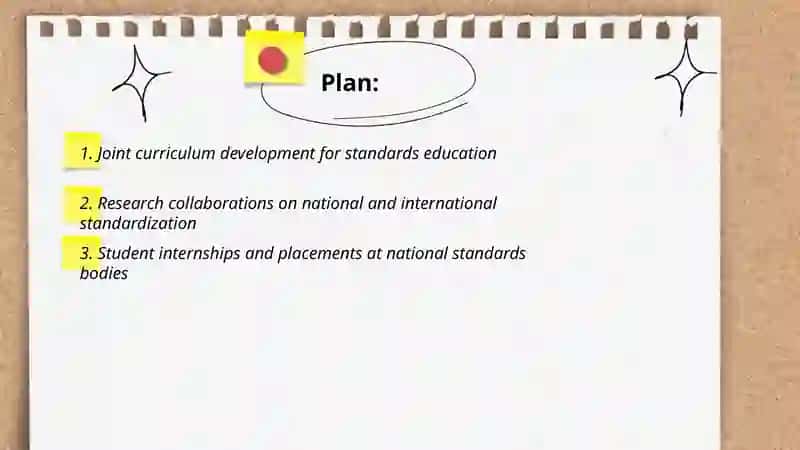 Joint curriculum development for standards education 2