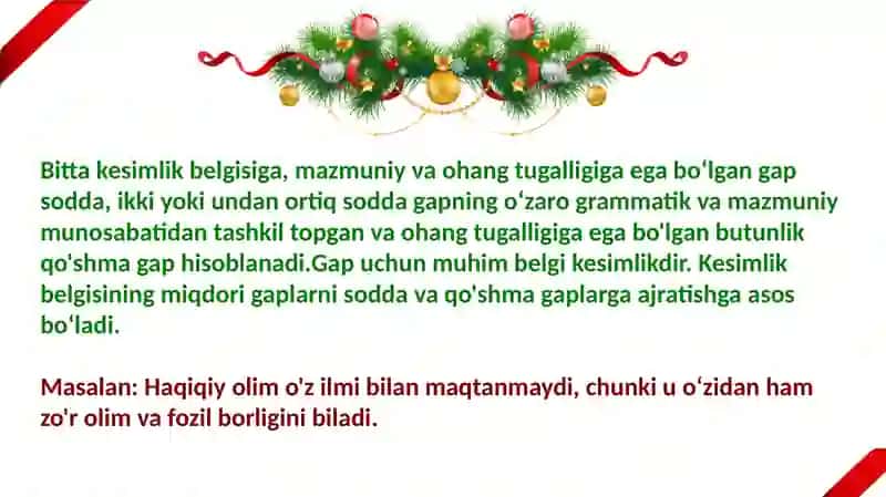 Murakkab qo‘shma gap tasnifi tahlili 2