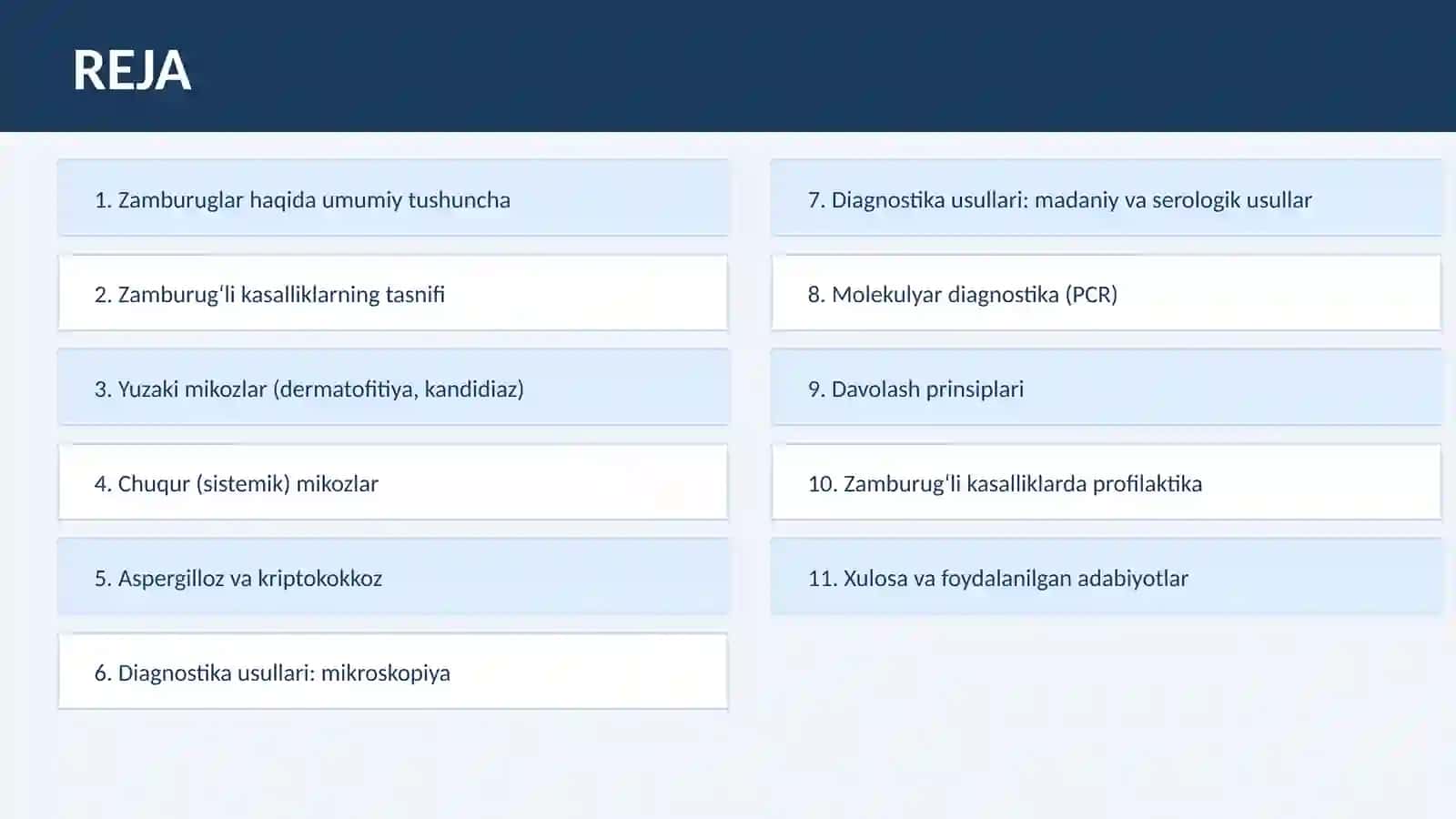 ZAMBURUGLI KASALLIKLAR VA ULARNING DIAGNOSTIKASI 2