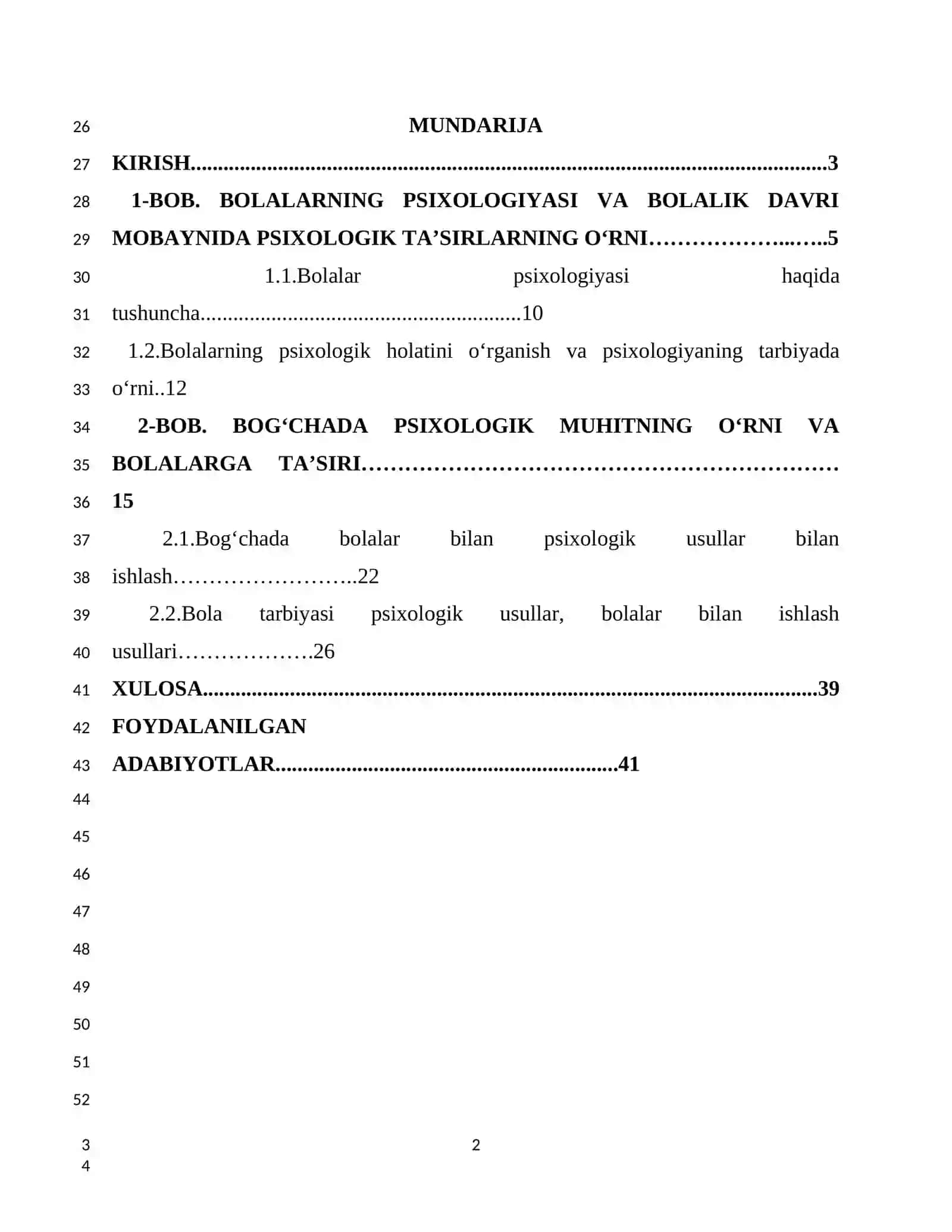 Bog‘chada psixologik muhitni ta’minlash 2