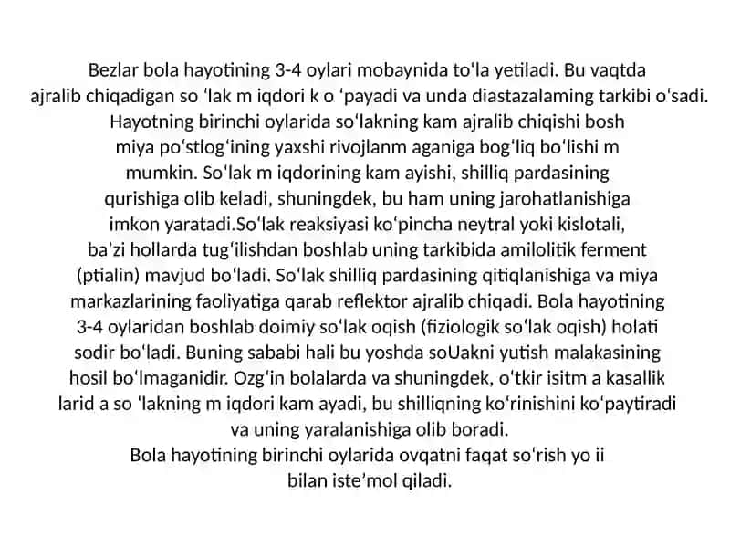 Anatomik-fiziologik xususiyatlar 2