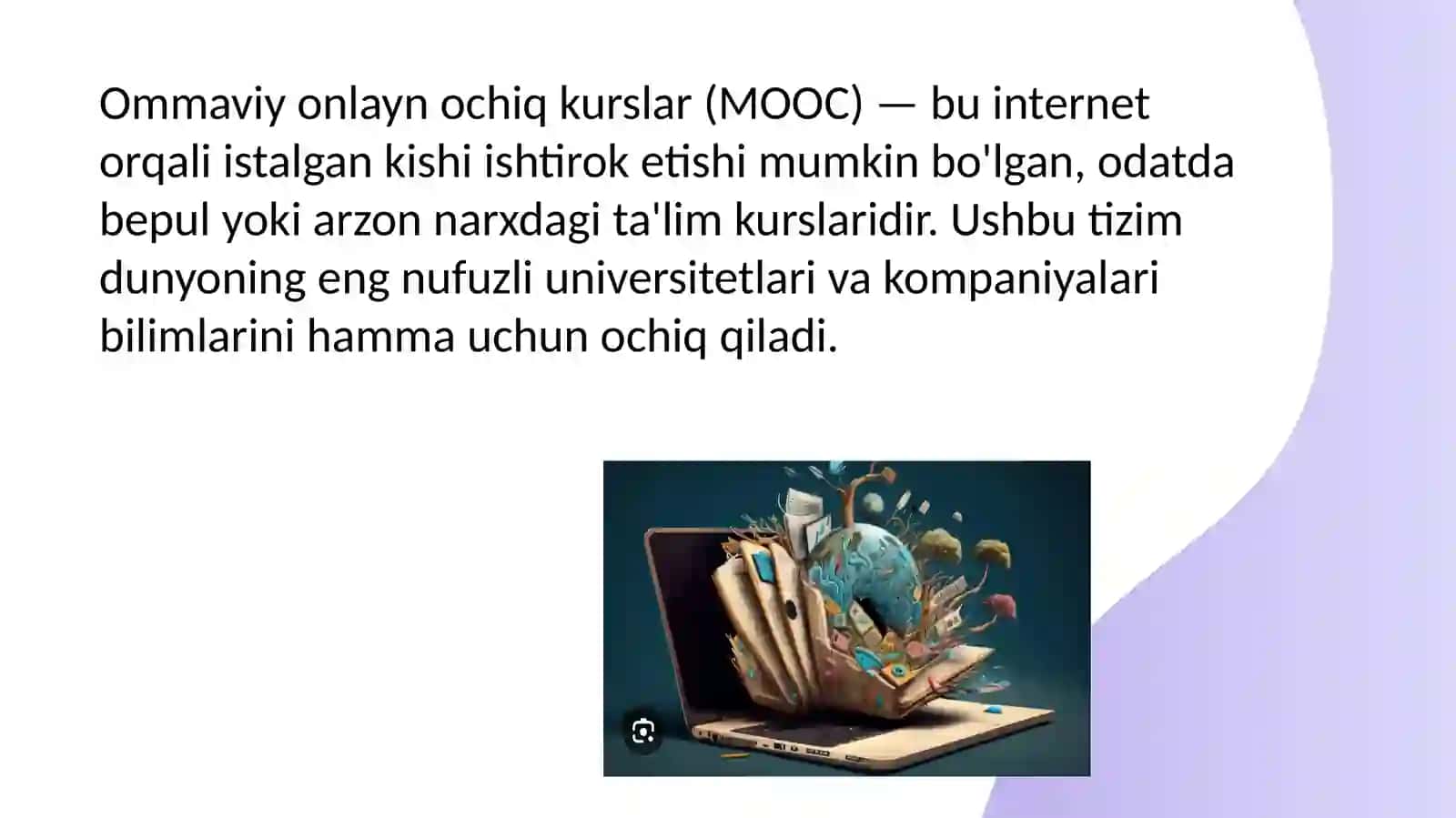 Ommaviy onlayn ochiq darslar 2