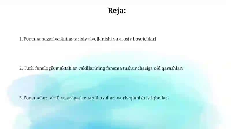Fonema nazariyasi tarixidan 2