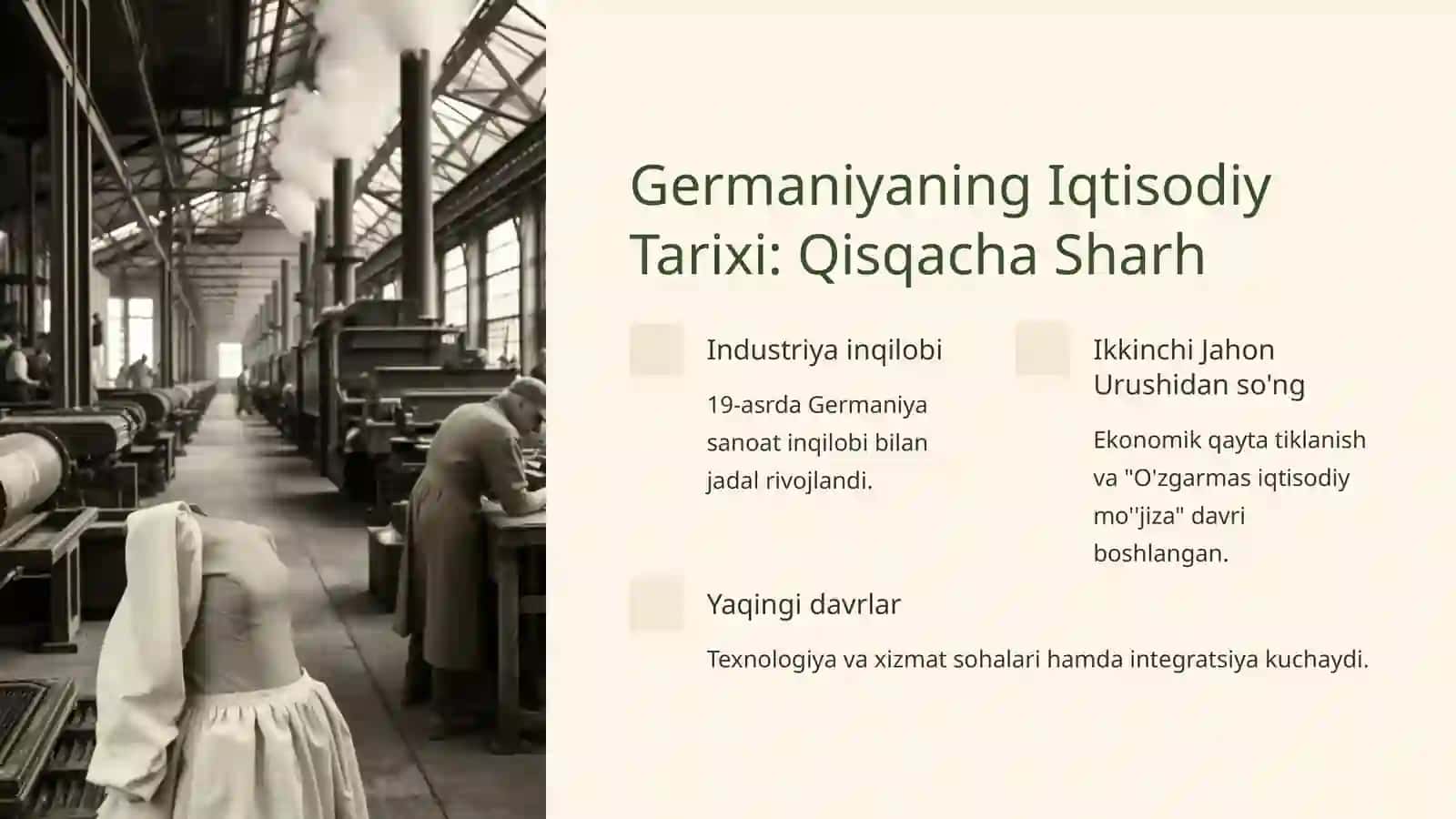 Germaniya Davlati Iqtisodiyoti 2