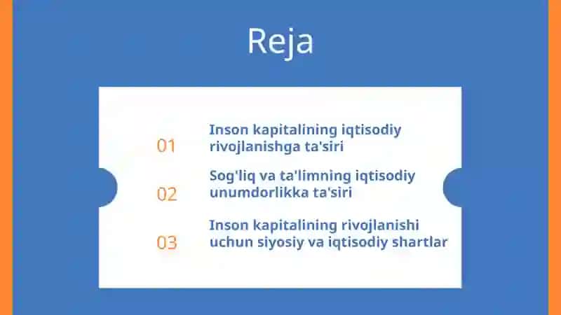 Inson kapitalining iqtisodiy samaradorligi 2