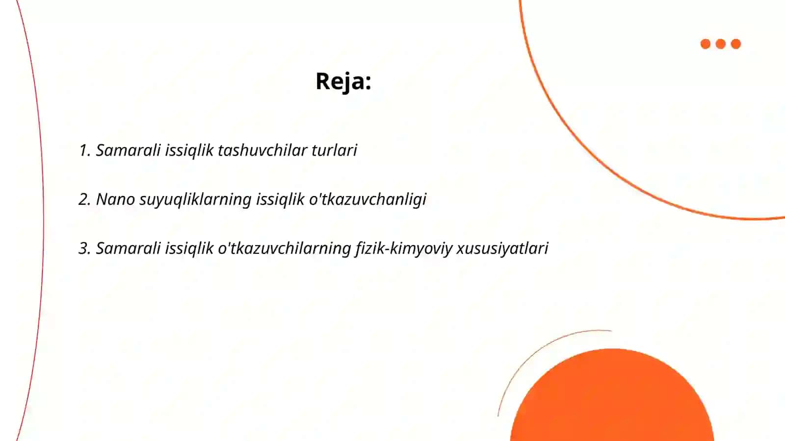 Samarali issiqlik tashuvchilar 2