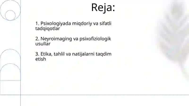 Psixologiyada tadqiqot usullari 2