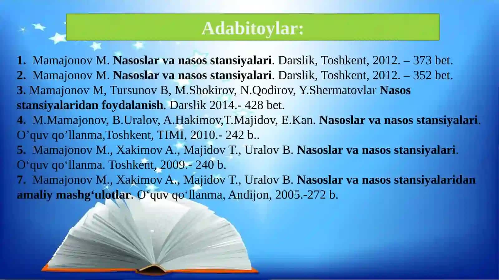 Nasoslar va Nasos Stansiyalari 2
