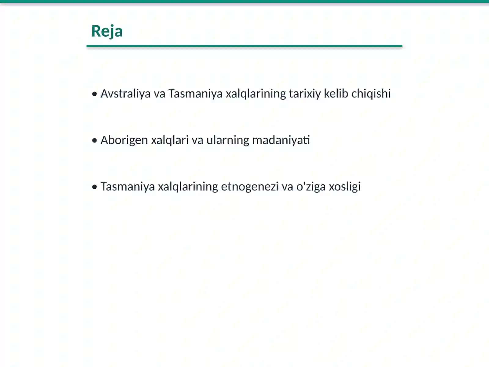 Avstraliya va Tasmaniya xalqlari etnogenezi 2
