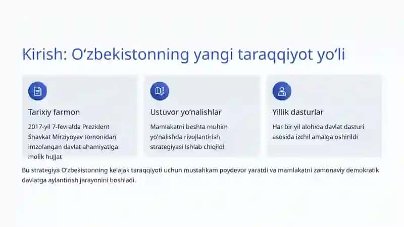 2017–2021 Yillarga Moʻljallangan Harakatlar Strategiyasi 2