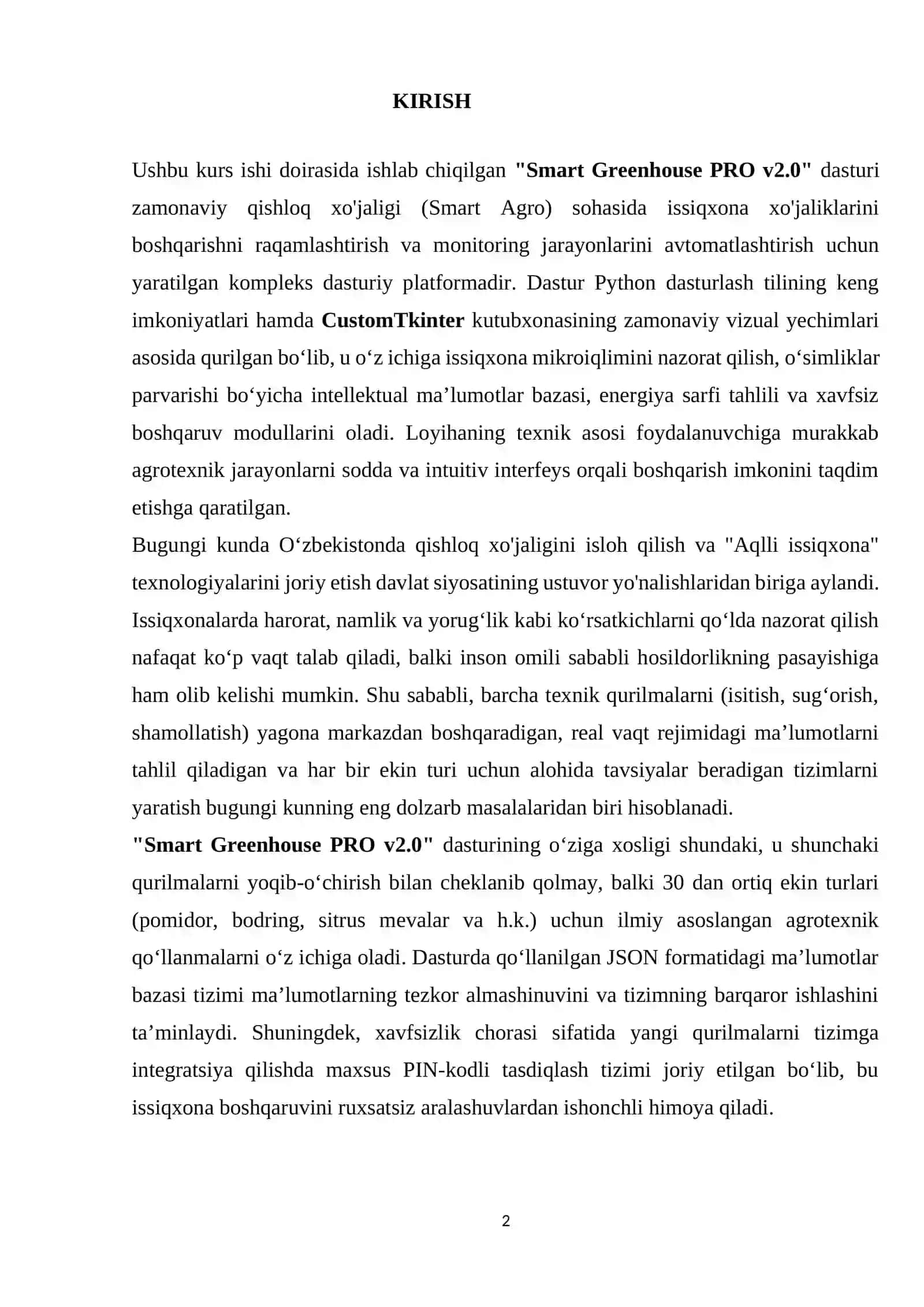 Issiqxona namligini va haroratini o’lchovchi dastur 2