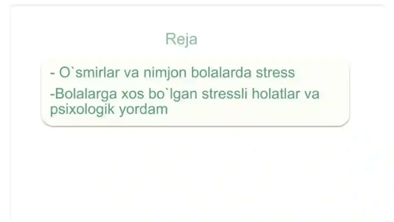 Bolalar emotsional stresslarni oldini olish 2