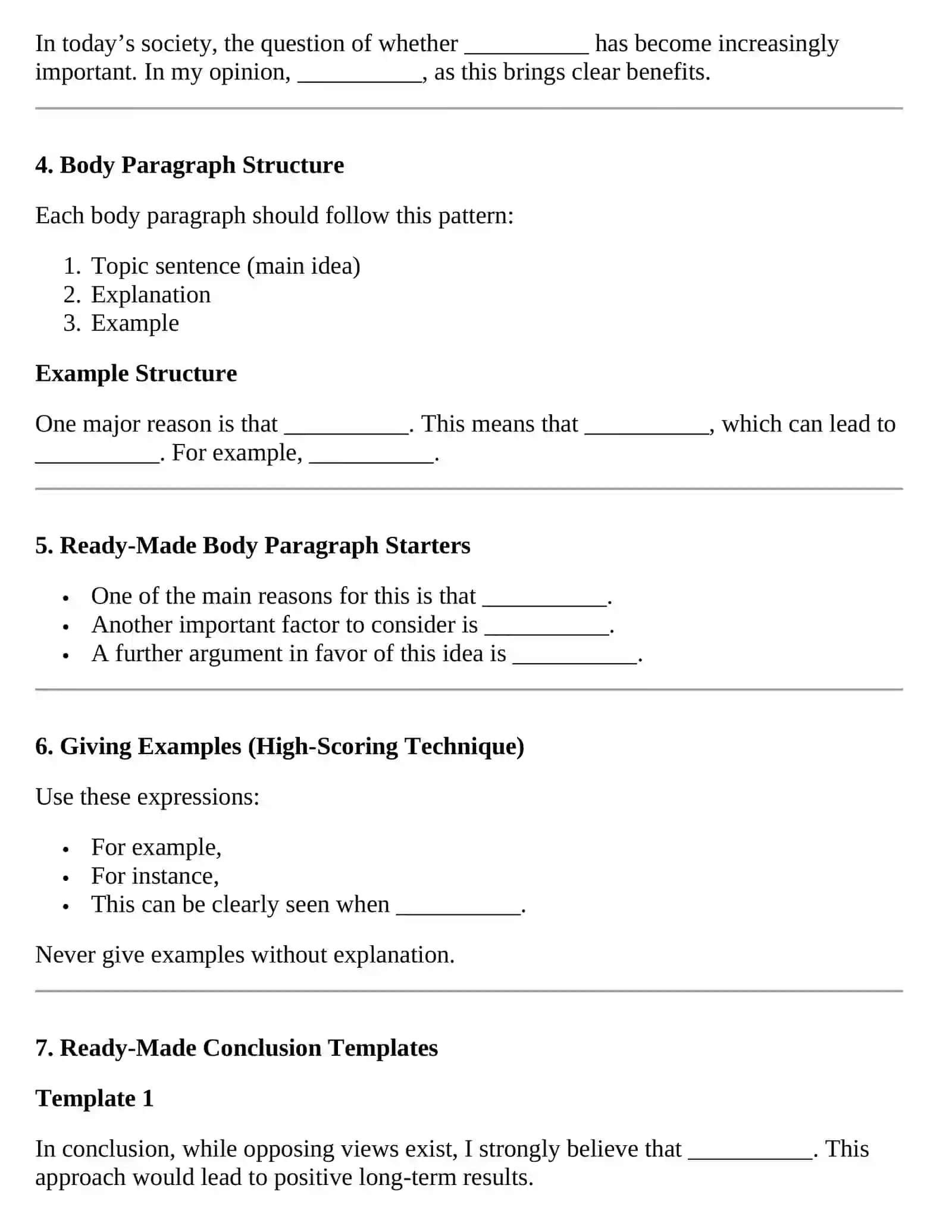 CEFR Blog Post Structure 2