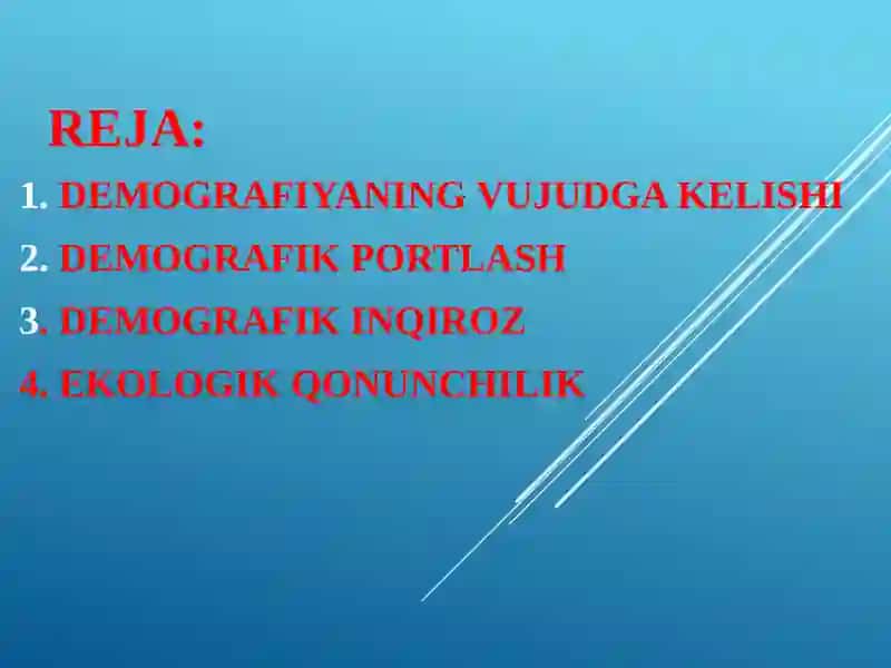 INSON EKOLOGIYASI 2