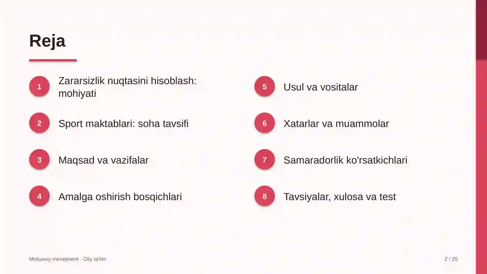 sport maktablarida zararsizlik nuqtasini hisoblash 1491 2