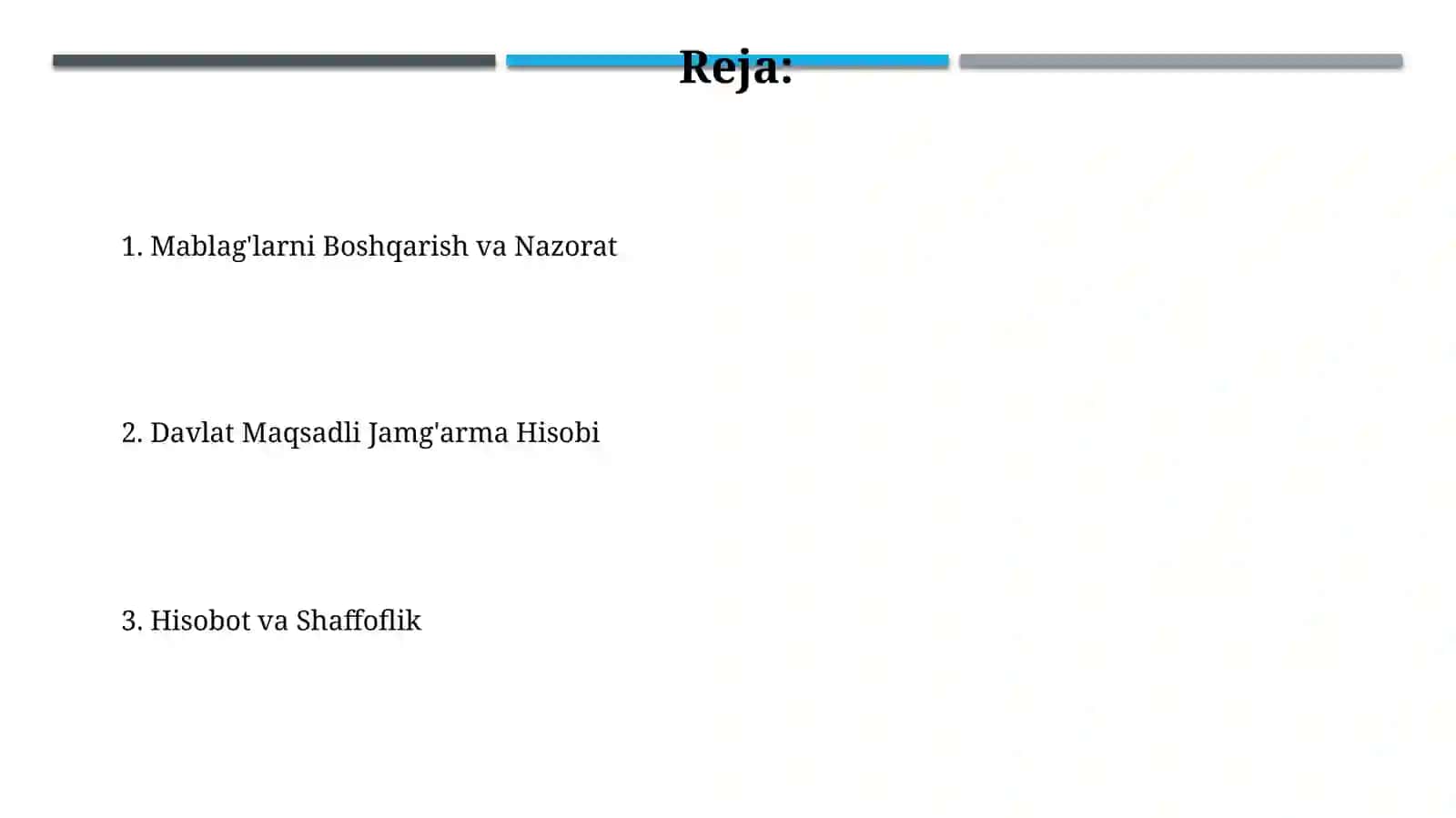 Davlat maqsadli jamg'armalari hisobi 2