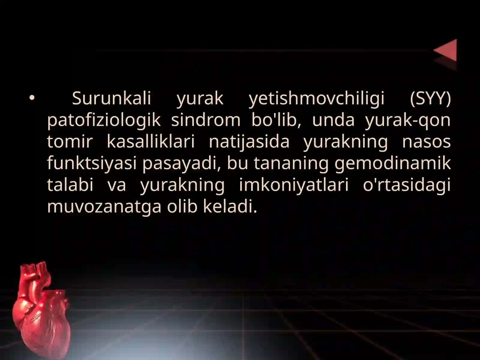Surunkali yurak yetishmovchiligi 2
