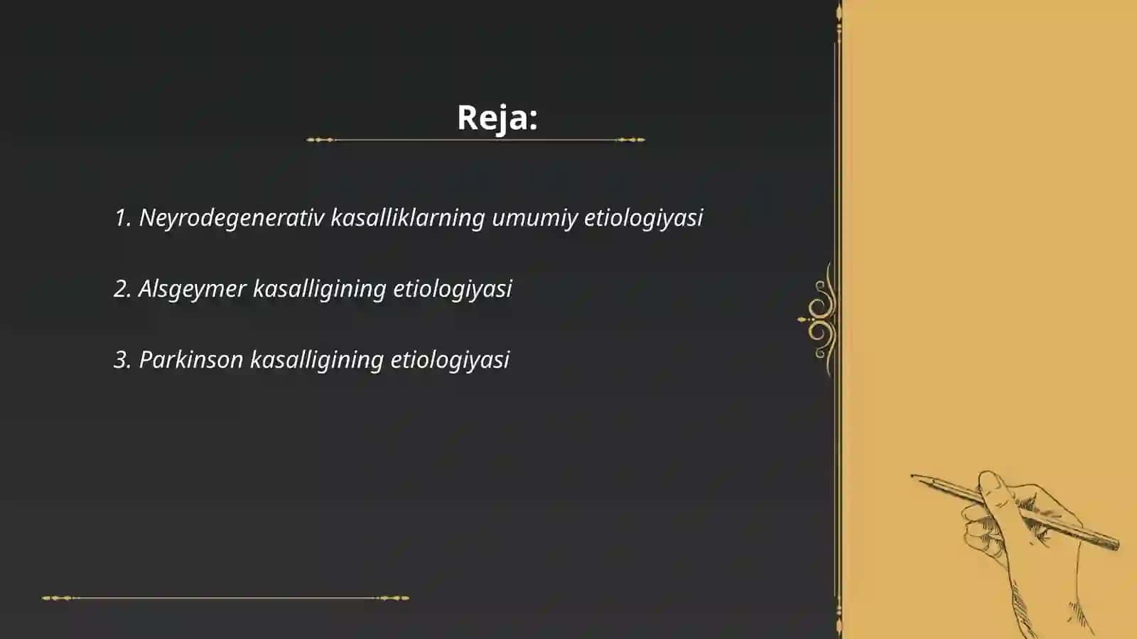 Neyrodegenerativ kasalliklar 2
