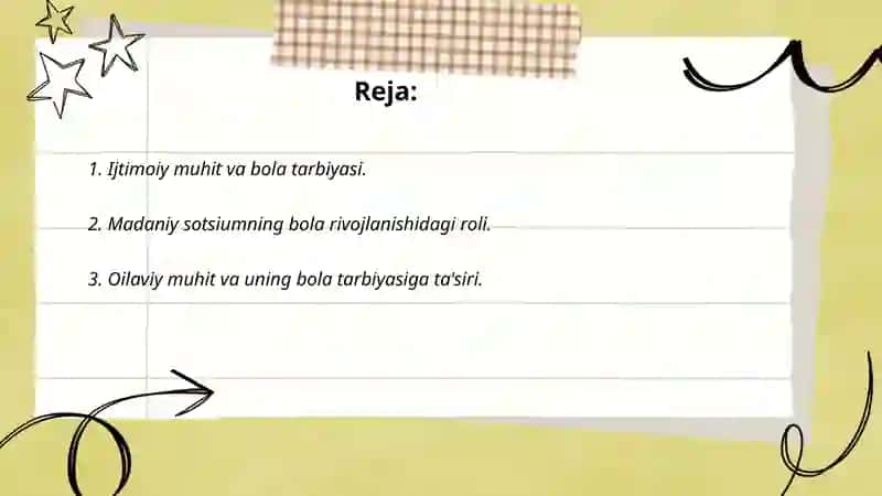 Ijtimoiy muhit va bola tarbiyasi 2