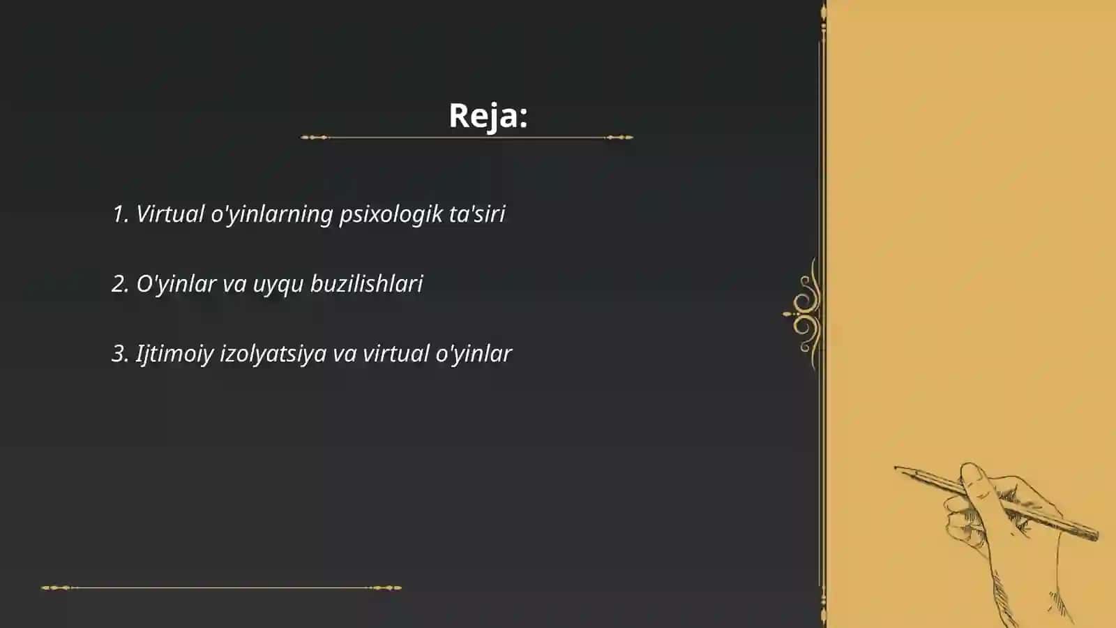 Vertual o'yinlarning asoratlari 2