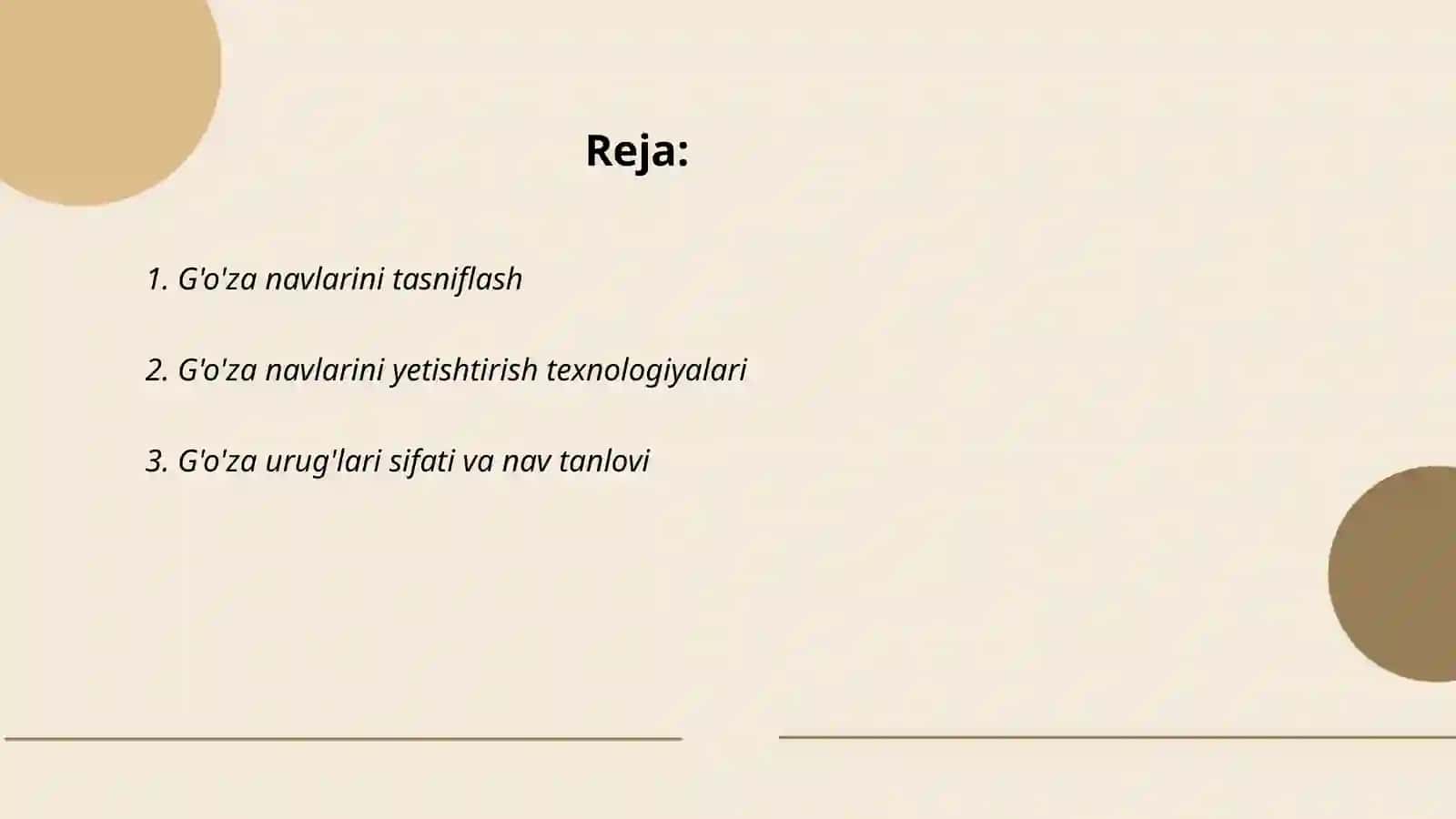 G'o'za kolleksiyasi g'o'za navlari 2