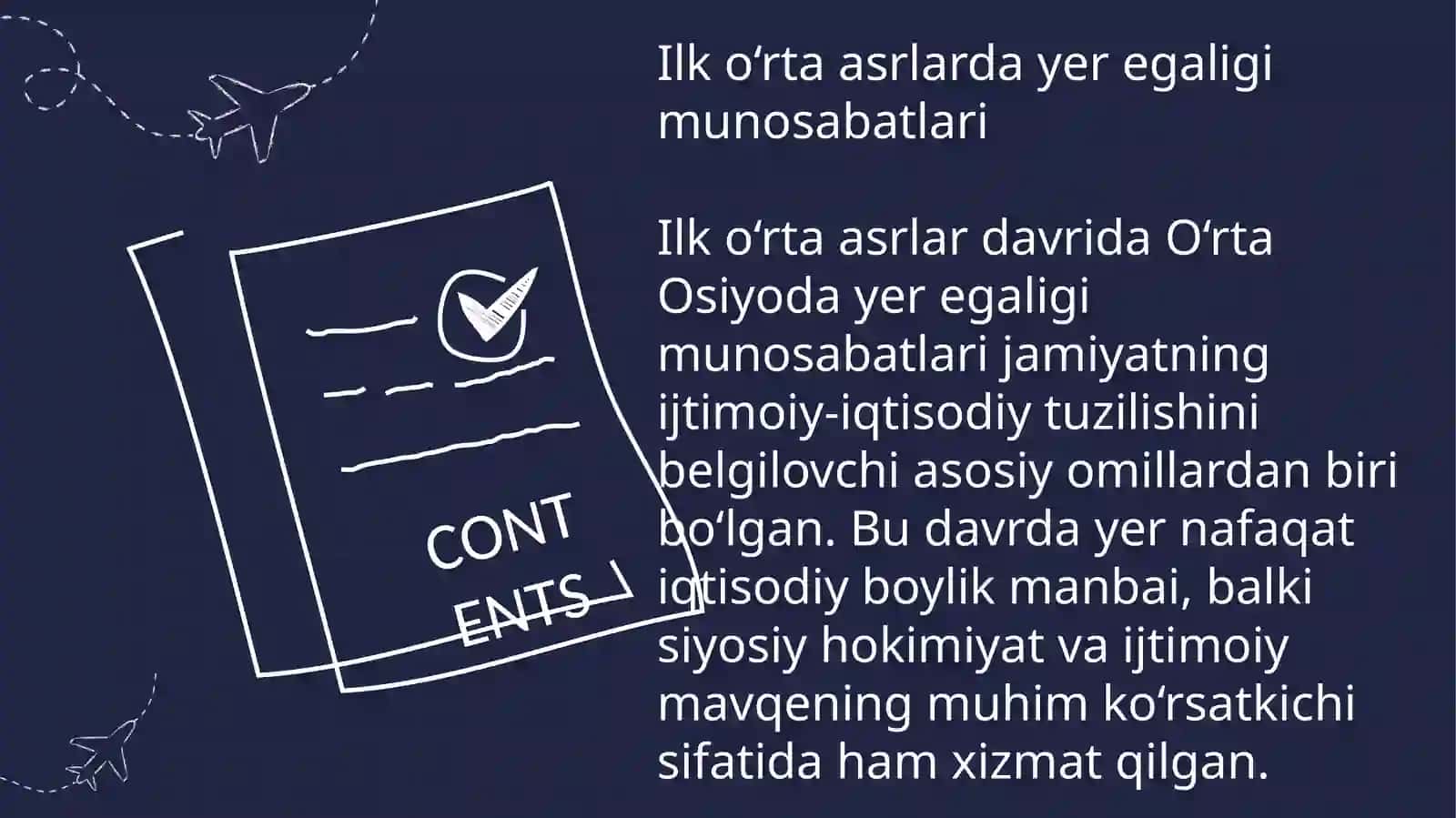 Ilk o‘rta asrlar davrida yer egaligi munosabatlari 2