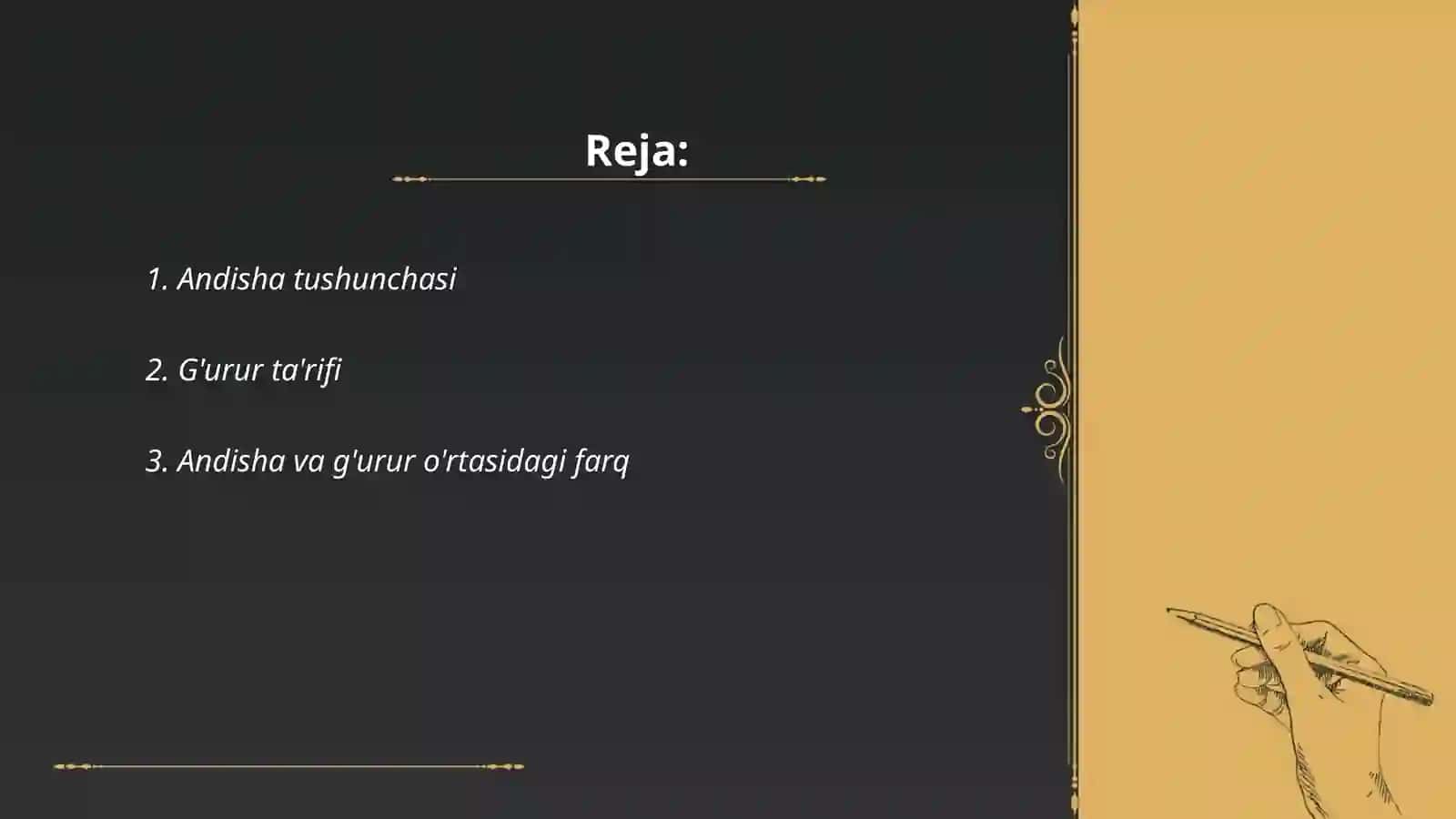 Andisha va g'urur 2