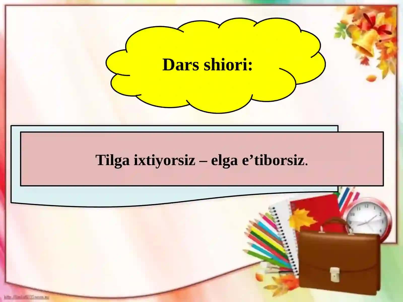 Ona tili fanidan taqdimot 2