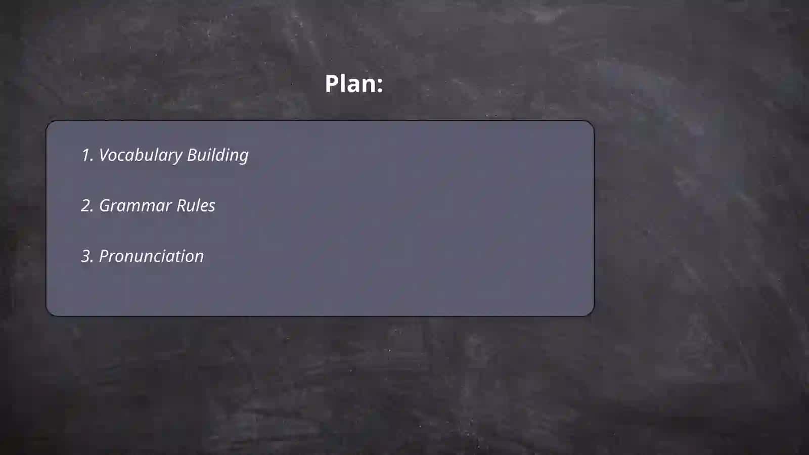 Vocabulary Building 2
