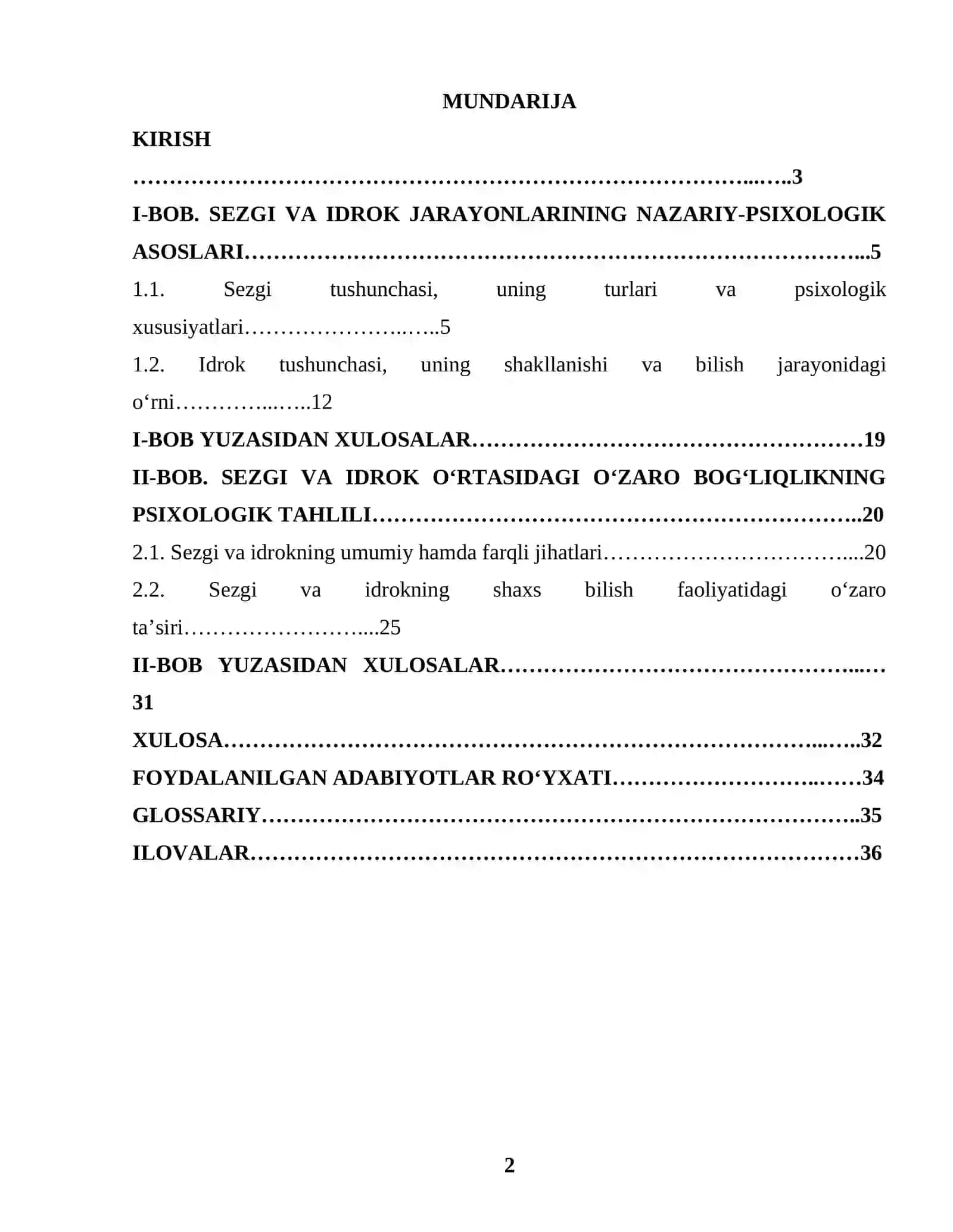 SEZGI VA IDROK O‘RTASIDAGI O‘ZARO BOG‘LIQLIK 2