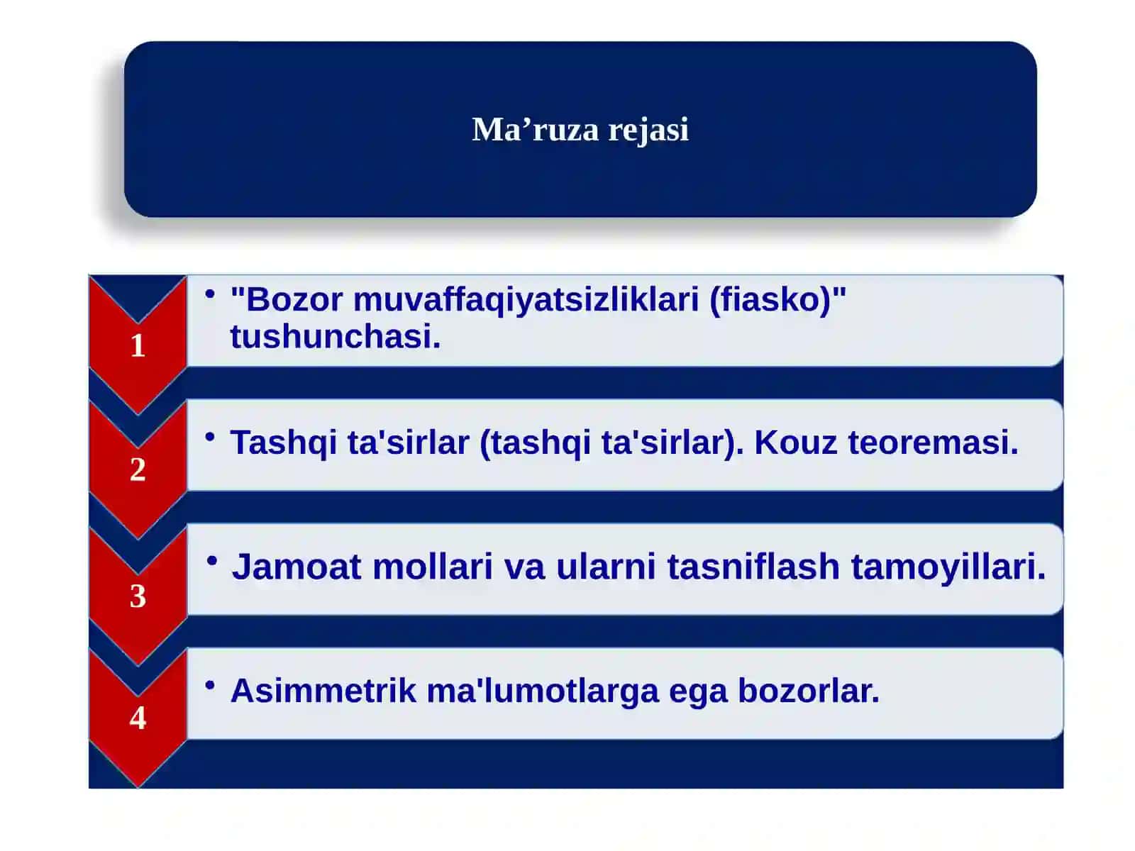 Iqtisodiyot nazariyasi 2