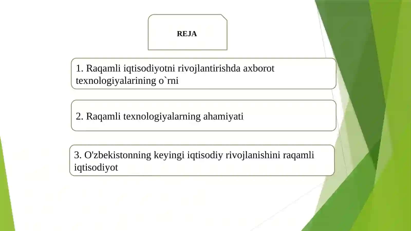 O'zbekistonda raqamli iqtisodiyot 2