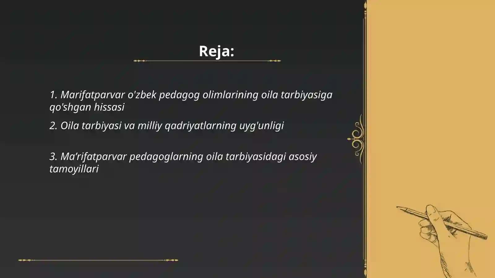 Marifatparvar pedagog olimlari oila tarbiyasi 2