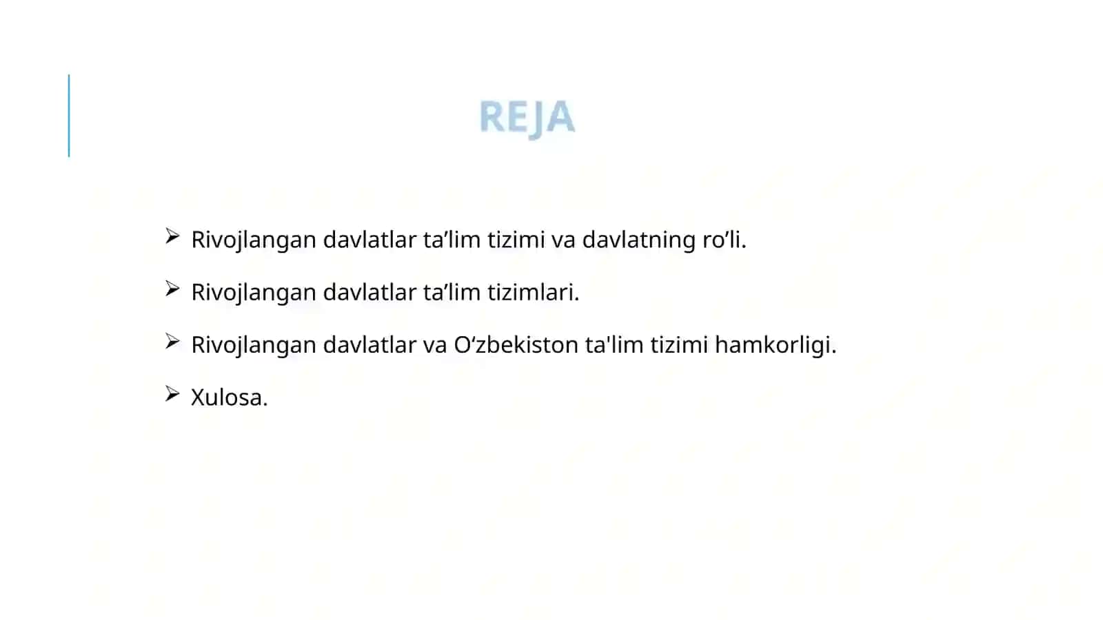JAHONNING RIVOJLANGAN DAVLATLARIDA TALIM TIZIMI 2