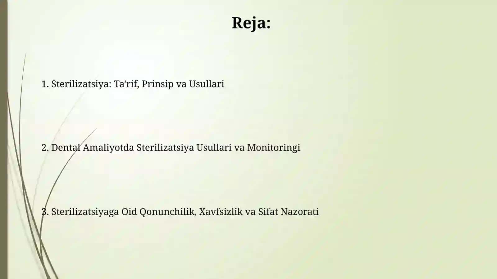 Sterilizatsiya va uning tamoyili 2