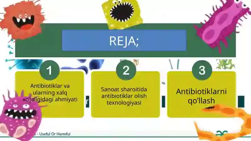 MIKROORGANIZMLARNING ANTIBIOTIK XUSUSIYATLARI 2