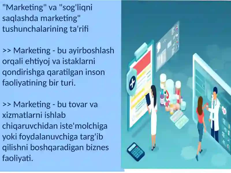 Tibbiy marketing asoslari 2