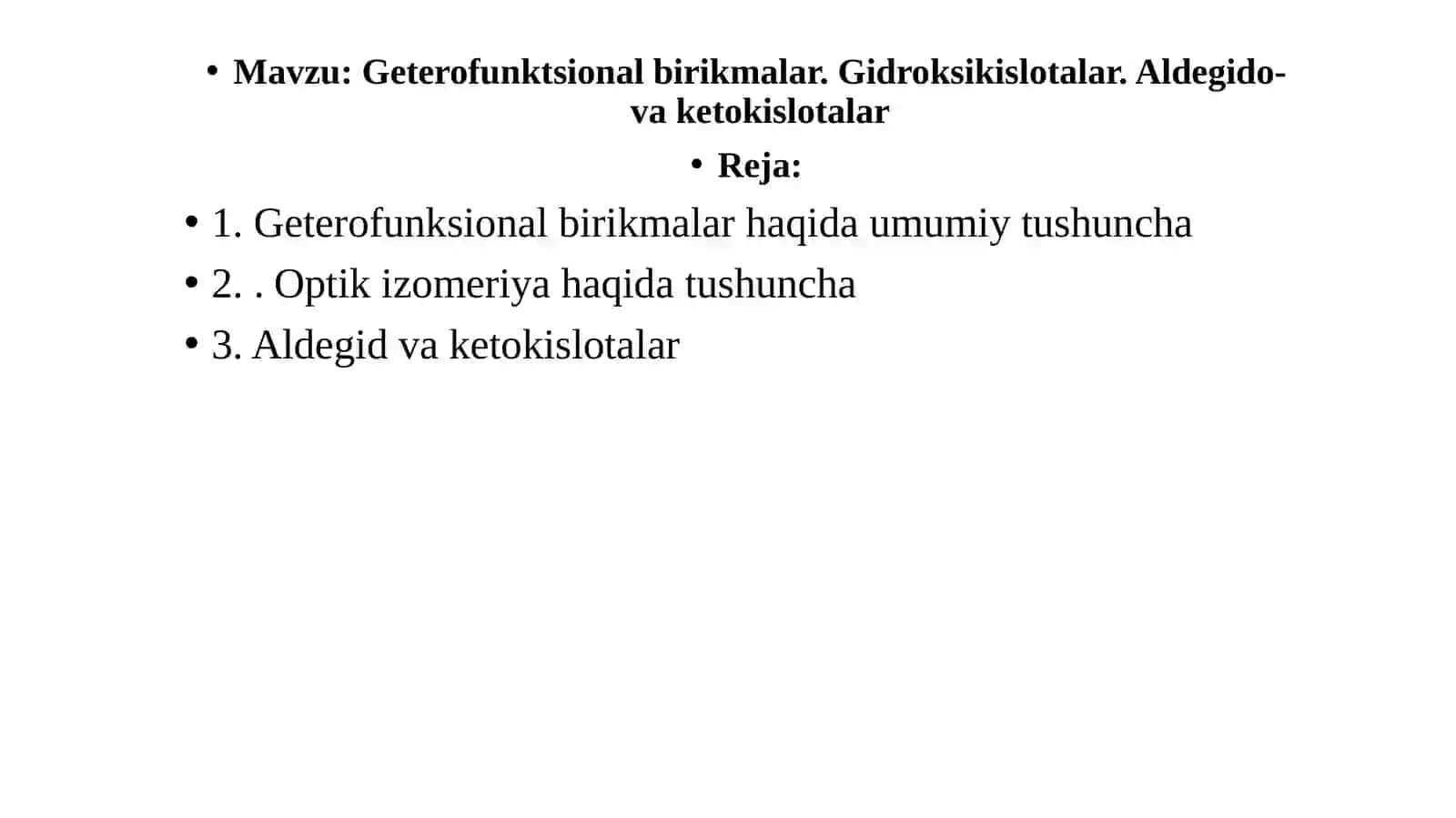 Termiz davlat universiteti Kimyo yonalishi 2