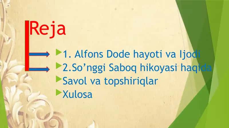 Alfons Dode hayoti va “So`nggi saboq” hikoyasi 2