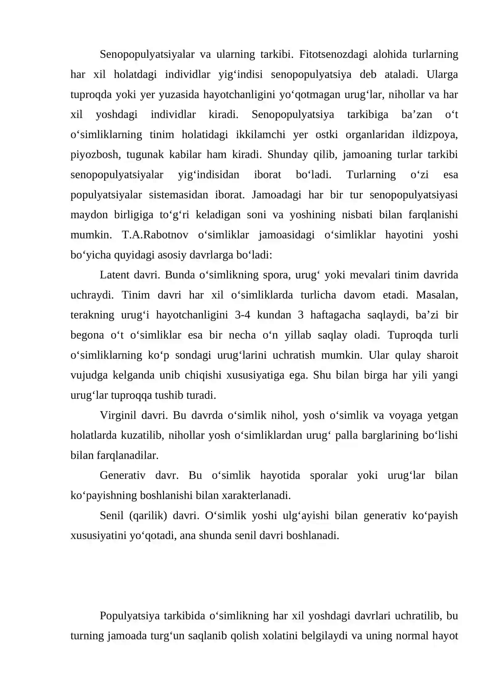 Senopopulyatsiyaning Xillarini Tavsiflash va Tasvirlash 2