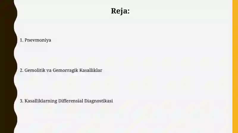 Gemolitik va Gemorragik Kasalliklar 2