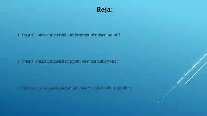 Yogurt ishlab chiqarishda mikroorganizmlarning roli 2