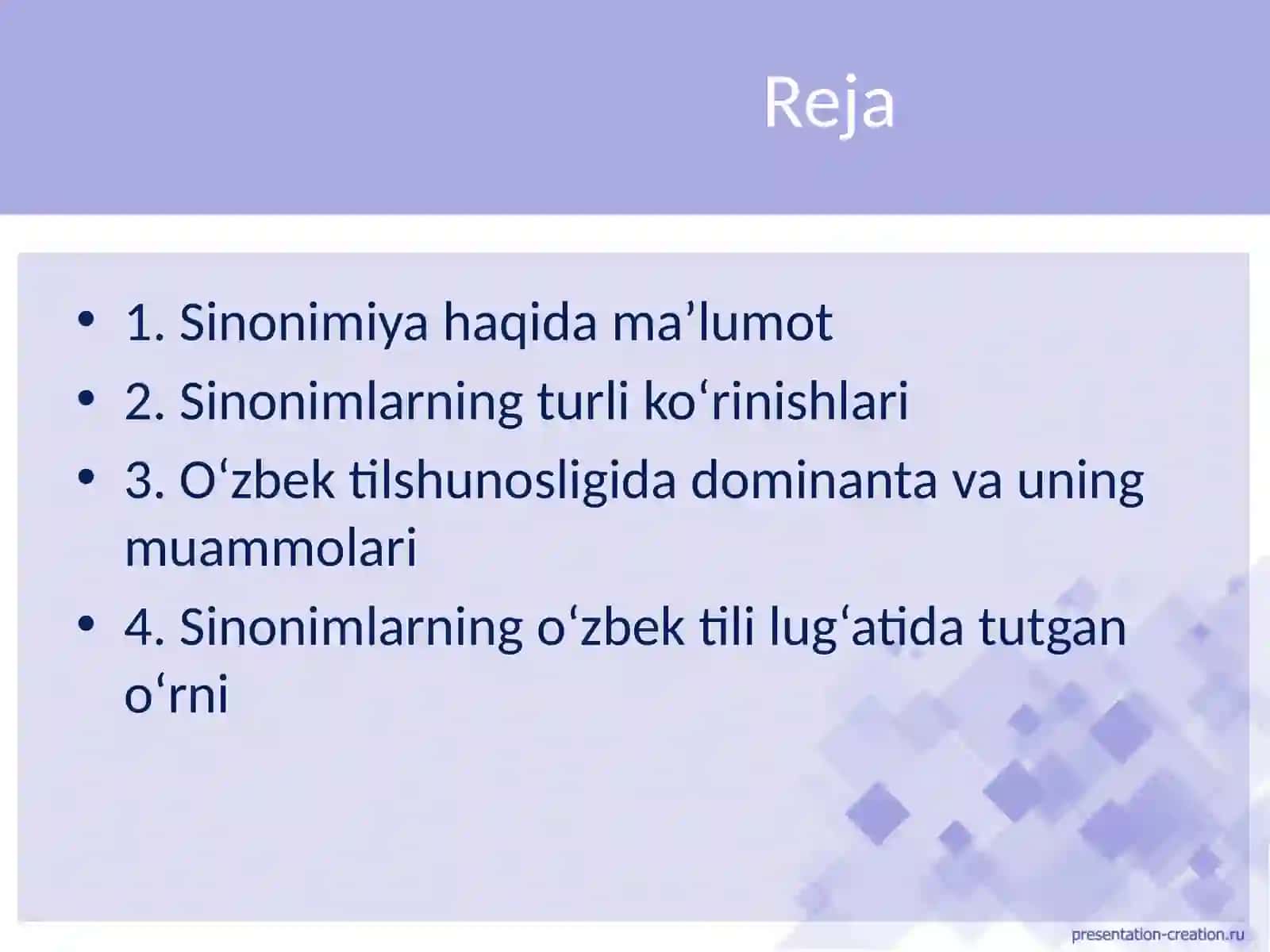 SINONOMIYA VA DARAJALANISH MUNOSABATI 2