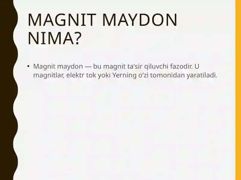 To'g'ri tokning magnit maydoni 2