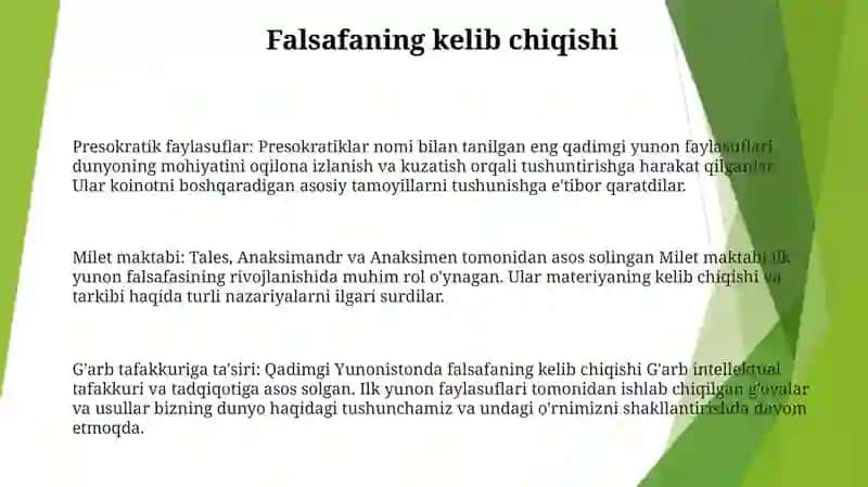 Inson Falsafasi 2