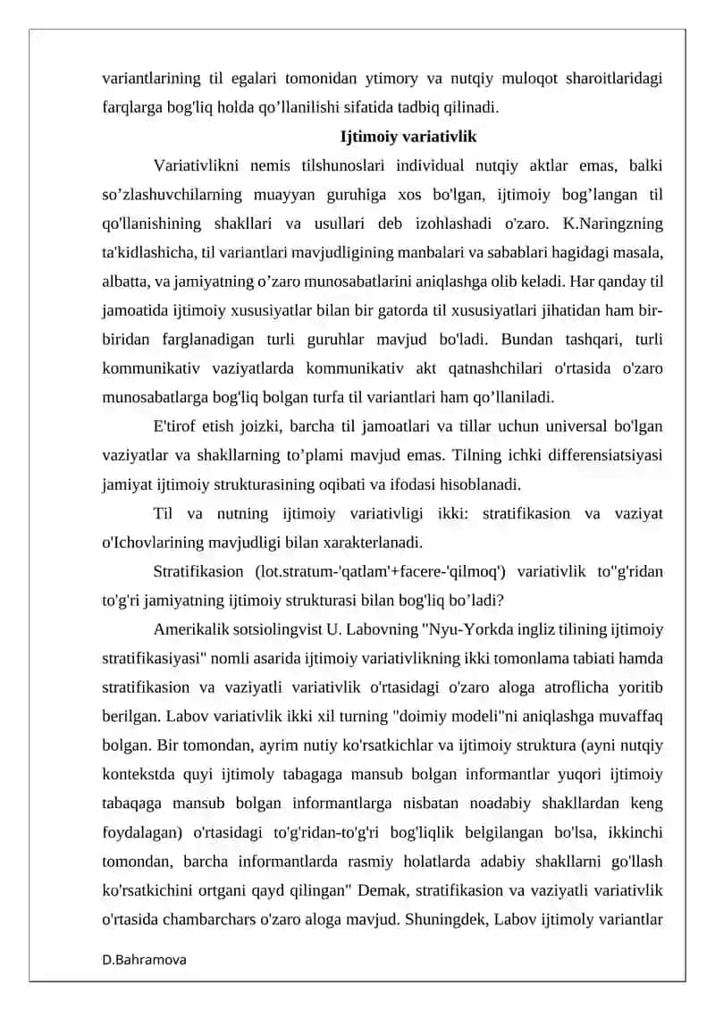 Variativlik turlari (Ma'ruza matni) 2