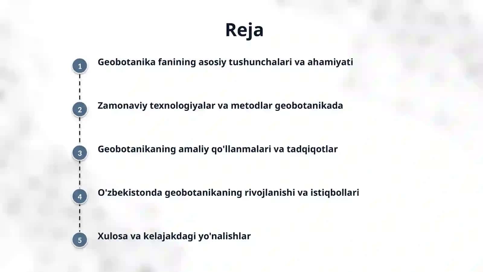 Geobotanika fanining zamonaviy rivojlanishi 2