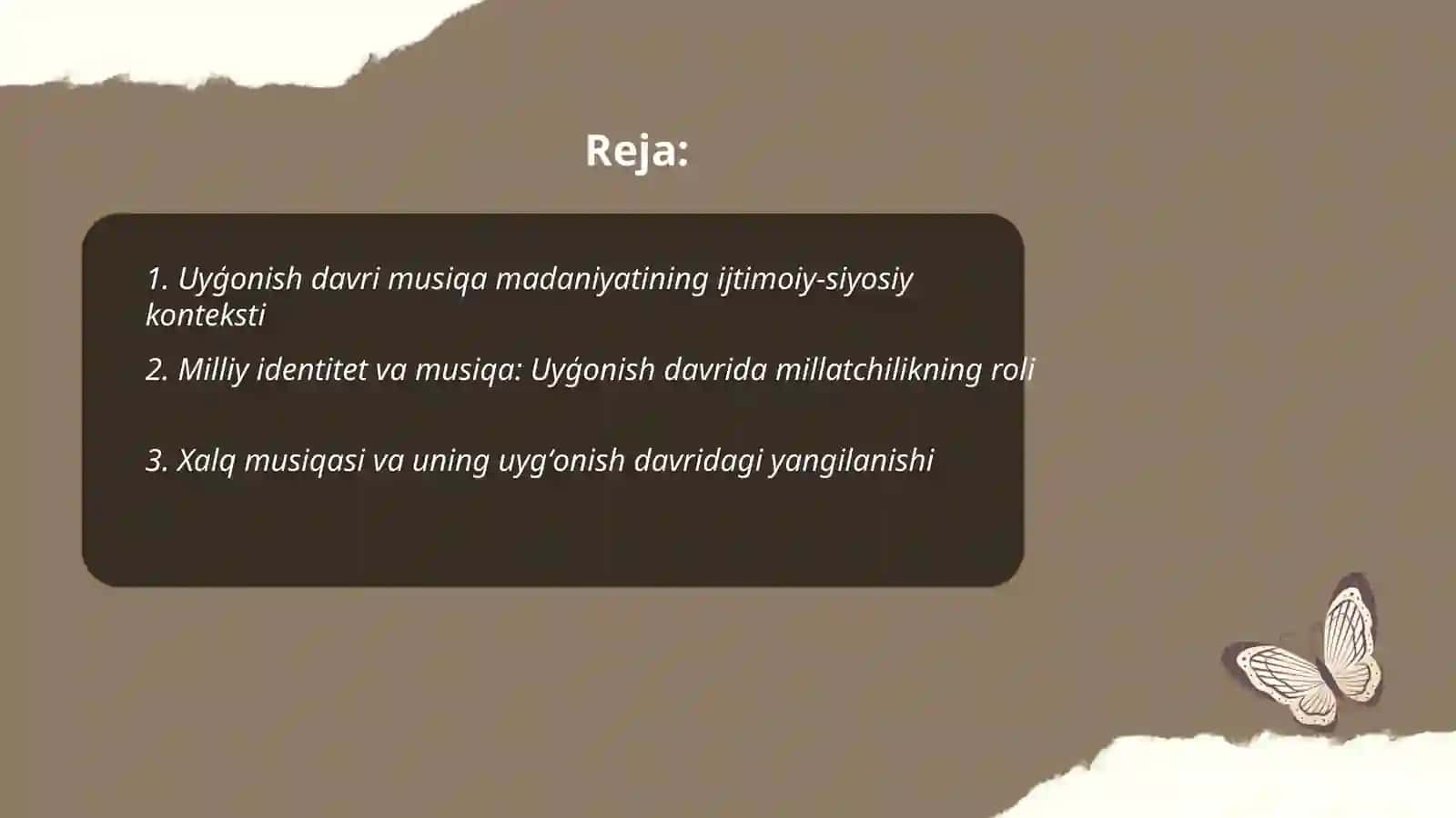 Uyģonish davri musiqa madaniyati 2